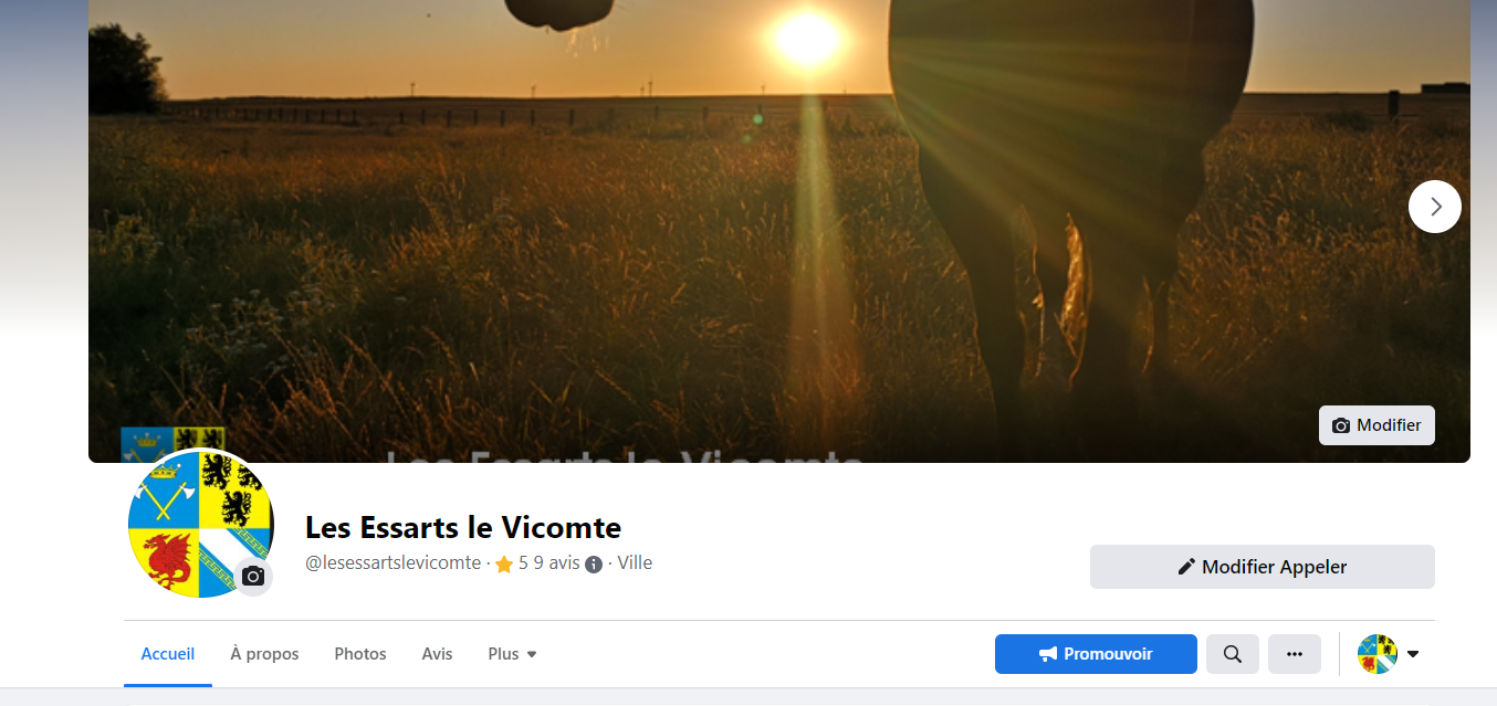 Acces page facebook