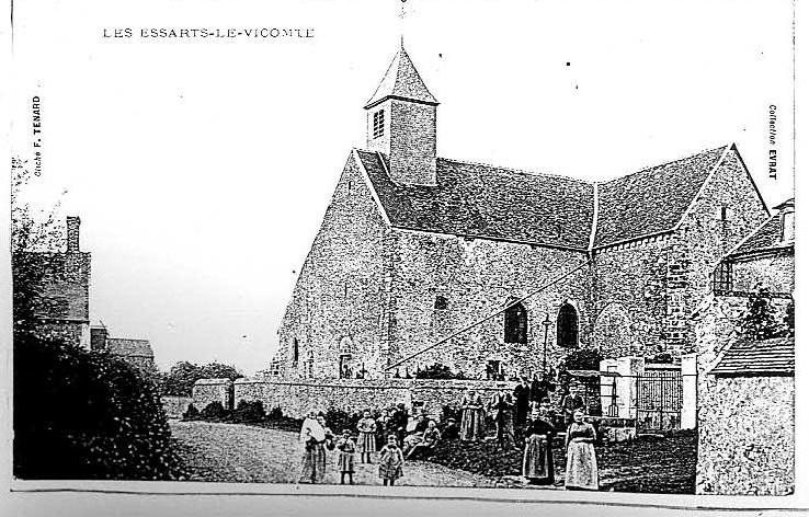 Carte postale église